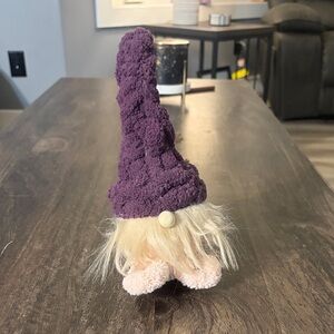 Purple Gnome Plush Decor